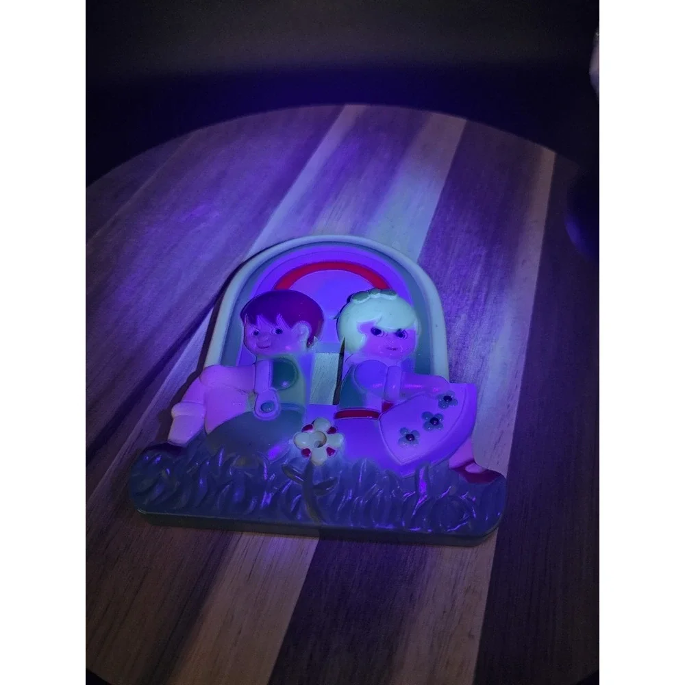 Vintage 1978‎ Nursery Originals Rainbow Lightswitch Cover 3d Blow mold